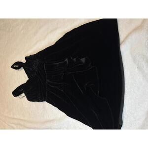 Express Black Velvet Women's Dress Size 2